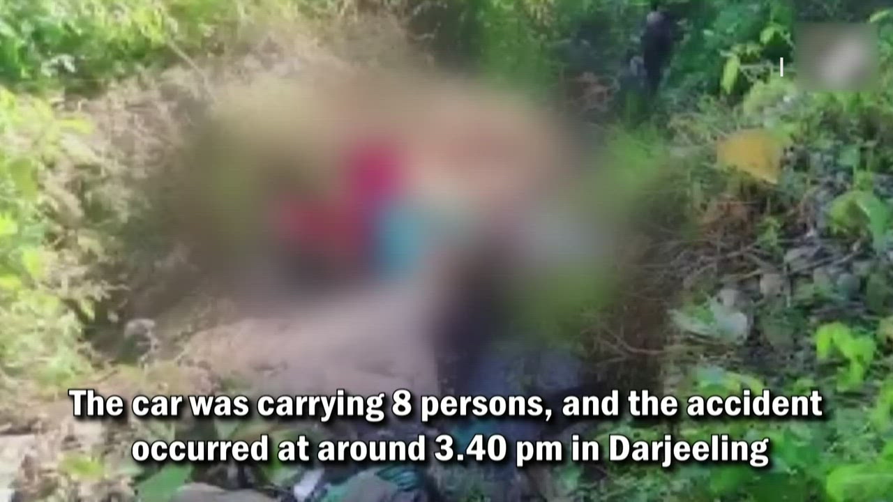 WB: Car accident claims 4 lives, 4 injured in Darjeeling
