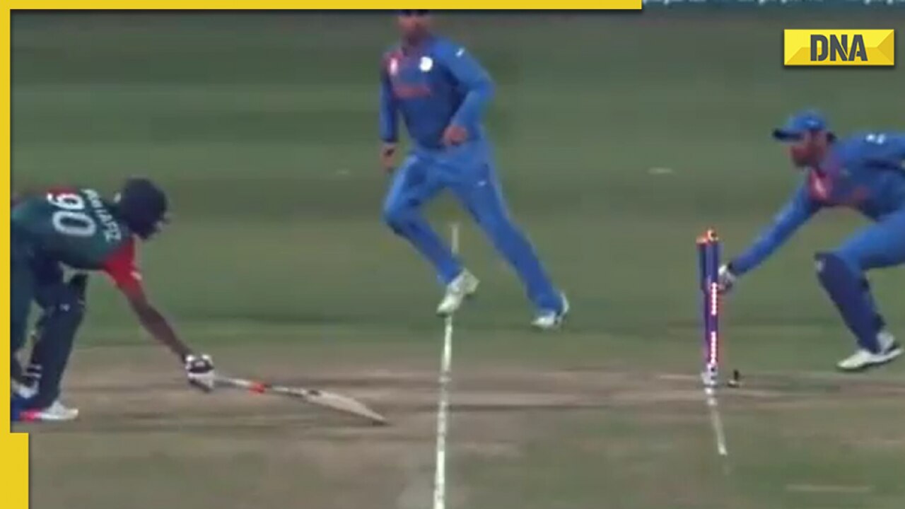 Throwback watch: When MS Dhoni eliminated Bangladesh out of World Cup with EPIC last ball run-out
