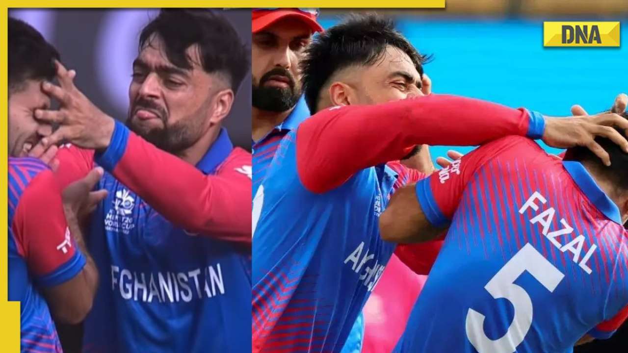 SL vs AFG: Rashid Khan scolds and pushes Fazal Farooqi after latter misfields on spinner's bowling, video goes viral