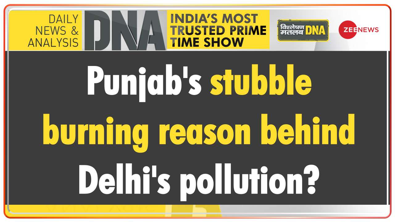 DNA | Punjab's stubble burning reason behind Delhi's pollution?