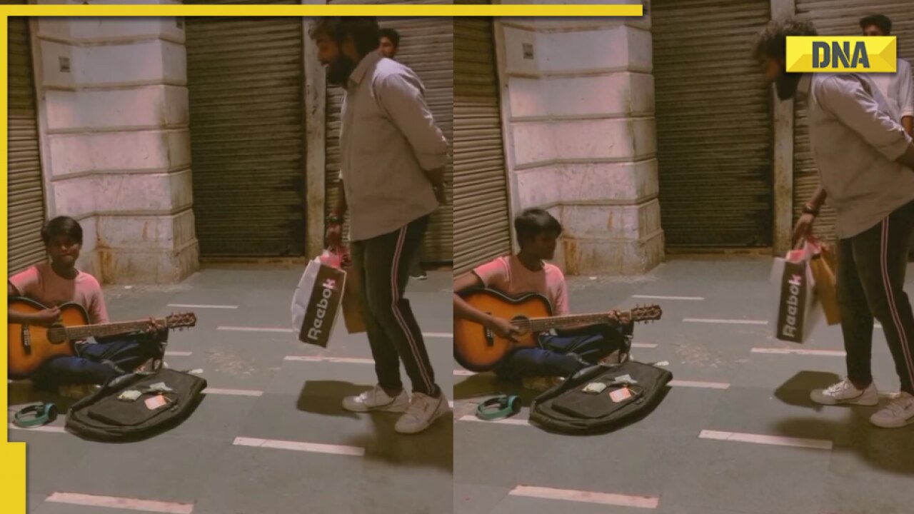 Man joins street musician to sing mann bharrya at delhi’s cp, viral video impresses netizens