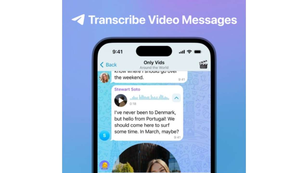 Voice-to-Text for Video Messages