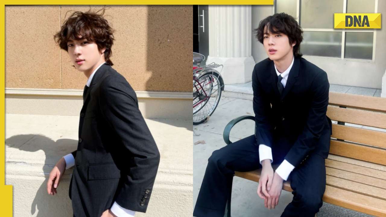 BTS' Jin slays formal fashion in black suit, ARMY calls him 'handsome'