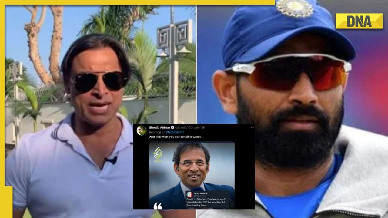 'This is called..': Shoaib Akhtar responds to Shami's 'karma' tweet after T20 WC final using Harsha Bhogle's statement