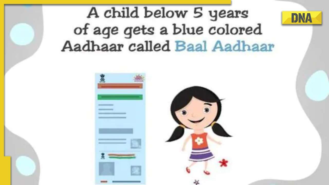 Uidai update: what is blue aadhaar/ baal aadhaar? Know how to apply aadhaar card for children