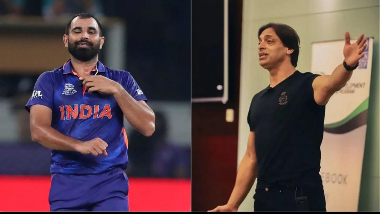 Mohammed Shami Karma Tweet on Shoaib Akhtar