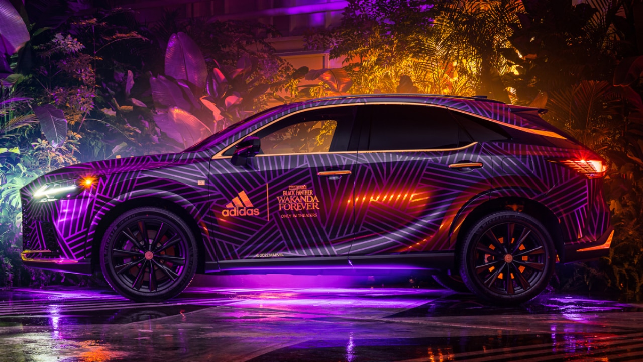 Black Panther: Wakanda Forever inspired Lexus RX 500h F Sport comes with a special paint job