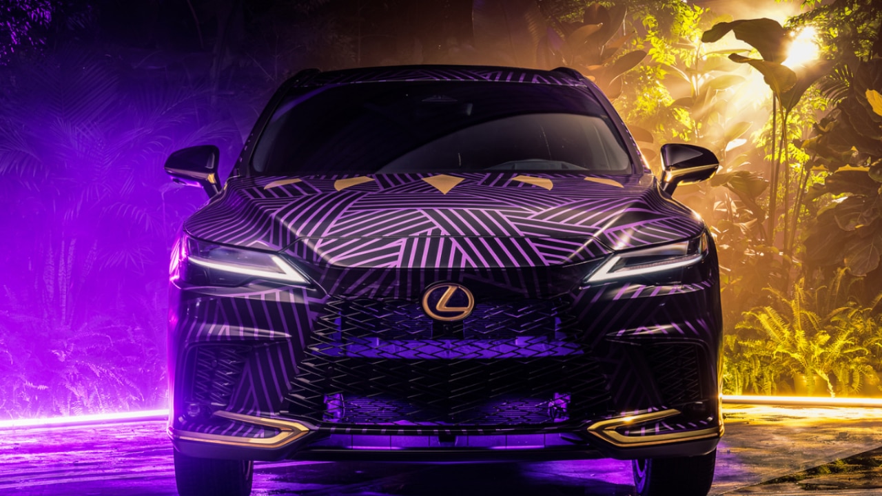 Lexus RX 500h F Sport Black Panther edition takes inspiration from Wakandan culture