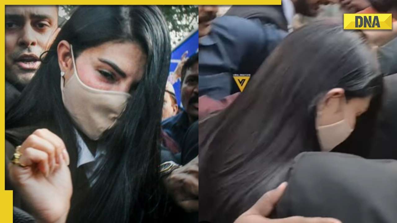 Jacqueline Fernandez mobbed outside court after getting bail in Rs 200 crore Sukesh Chandrasekhar case
