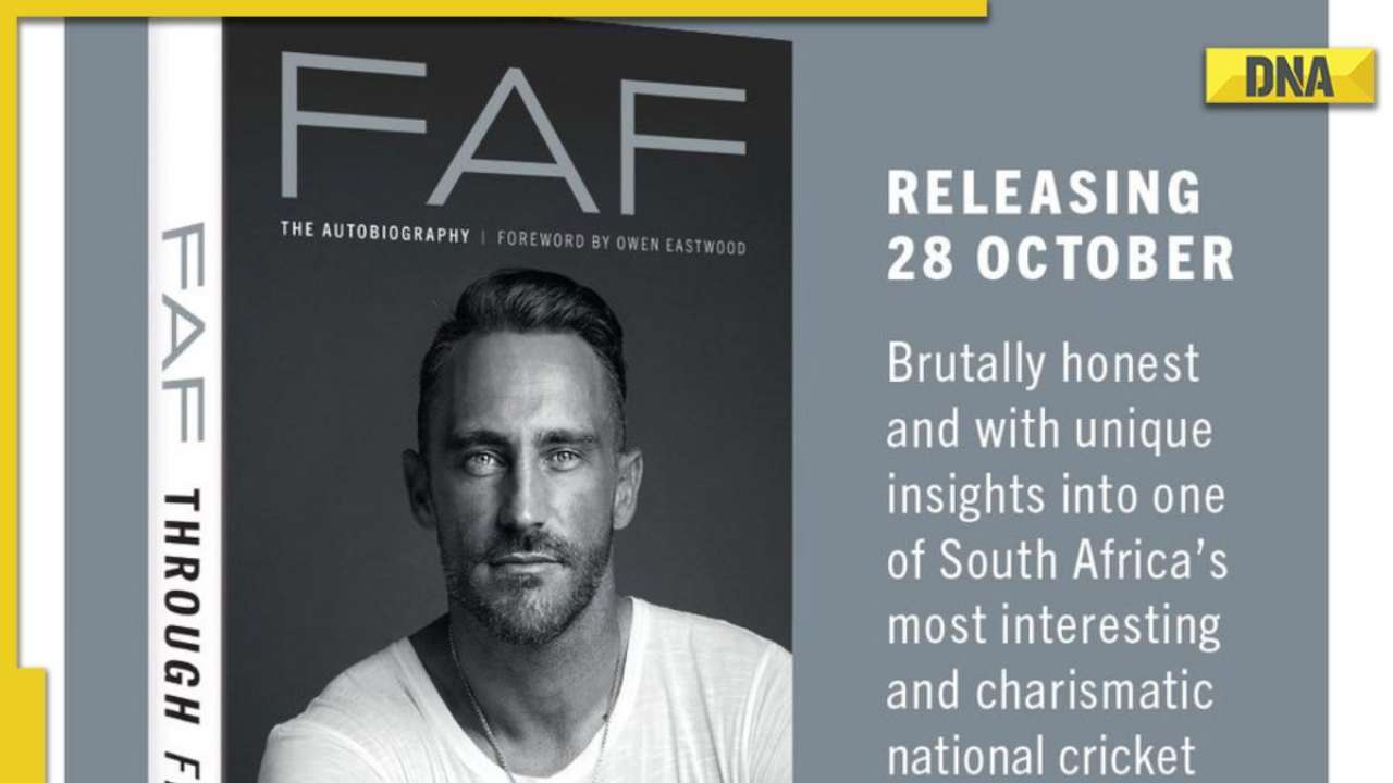 My story is about failure: RCB skipper Faf du Plessis on his new book 'Faf: Through Fire'