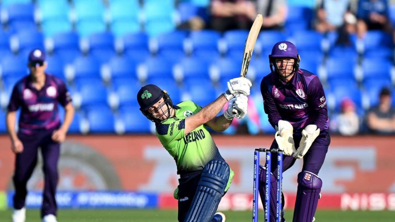 Curtis Campher 72* and 2/9 vs Scotland