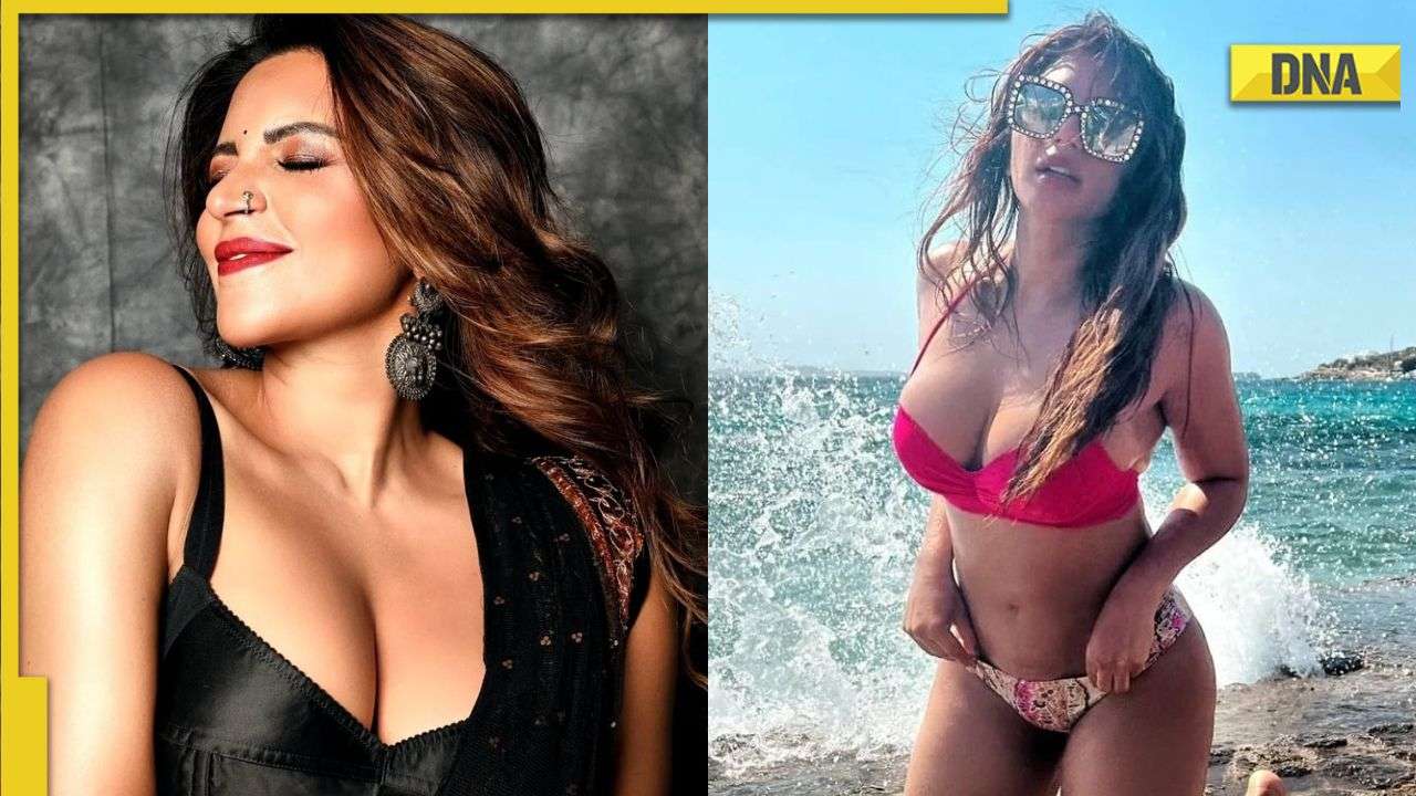 Shama Sikander Xxx Photo - In pics: Not only in bikinis, Shama Sikander can look sexy in sarees too