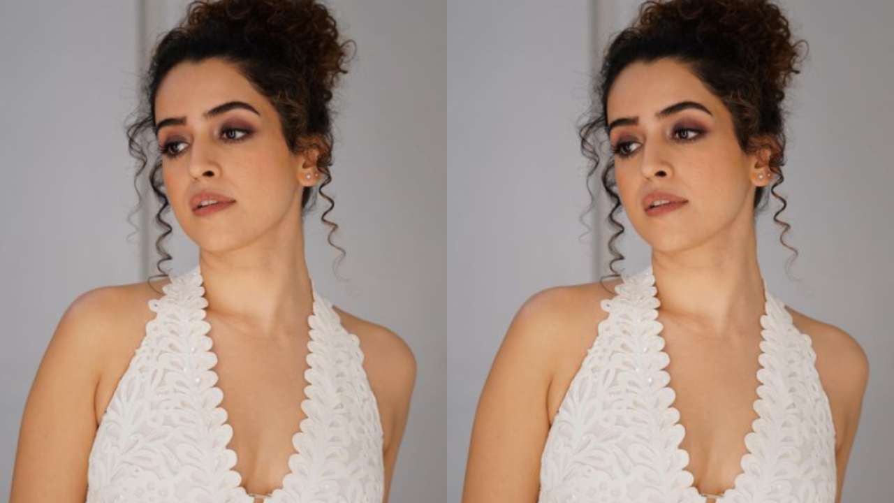 Sanya Malhotra looks pretty in white