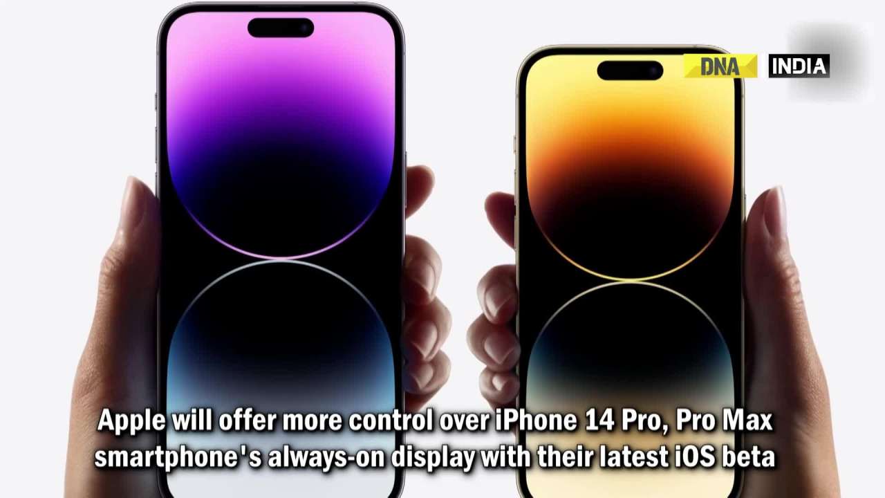 Apple to offer more control over iPhone's always-on display with new iOS beta