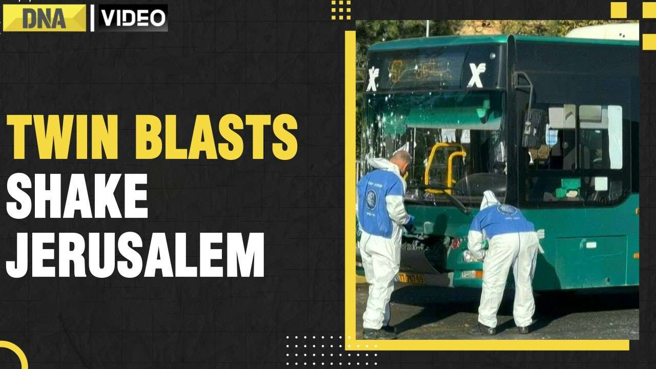 Breaking: 1 dead & 15 wounded in twin bomb-blast at Jerusalem bus stop | World News | DNAIndiaNews 