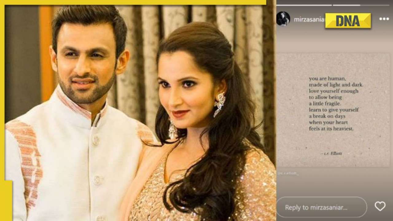 1280px x 720px - Heart feels at its heaviest..': Sania Mirza's latest cryptic post amid  reports of divorce with Shoaib Malik