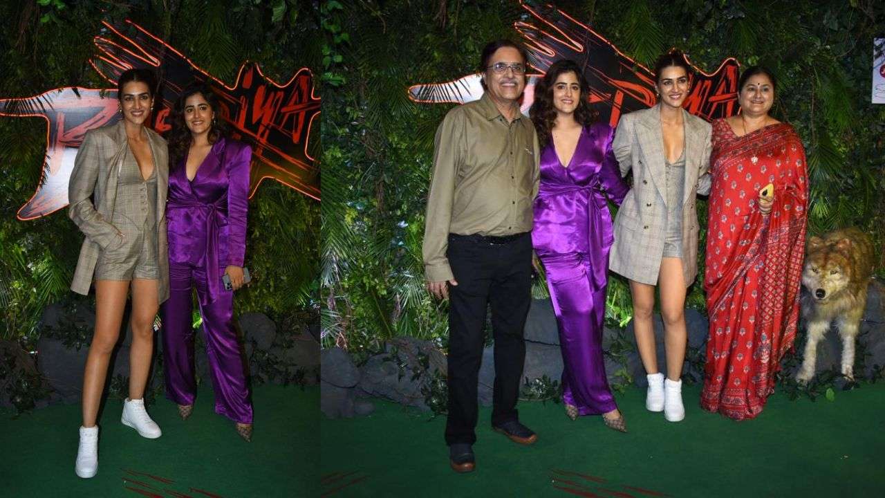 Kriti Sanon and family