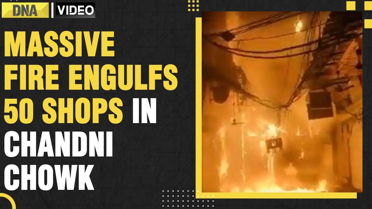 Delhi Chandni Chowk fire: Over 50 shops gutted in fire at wholesale market of Bhagirat Palace