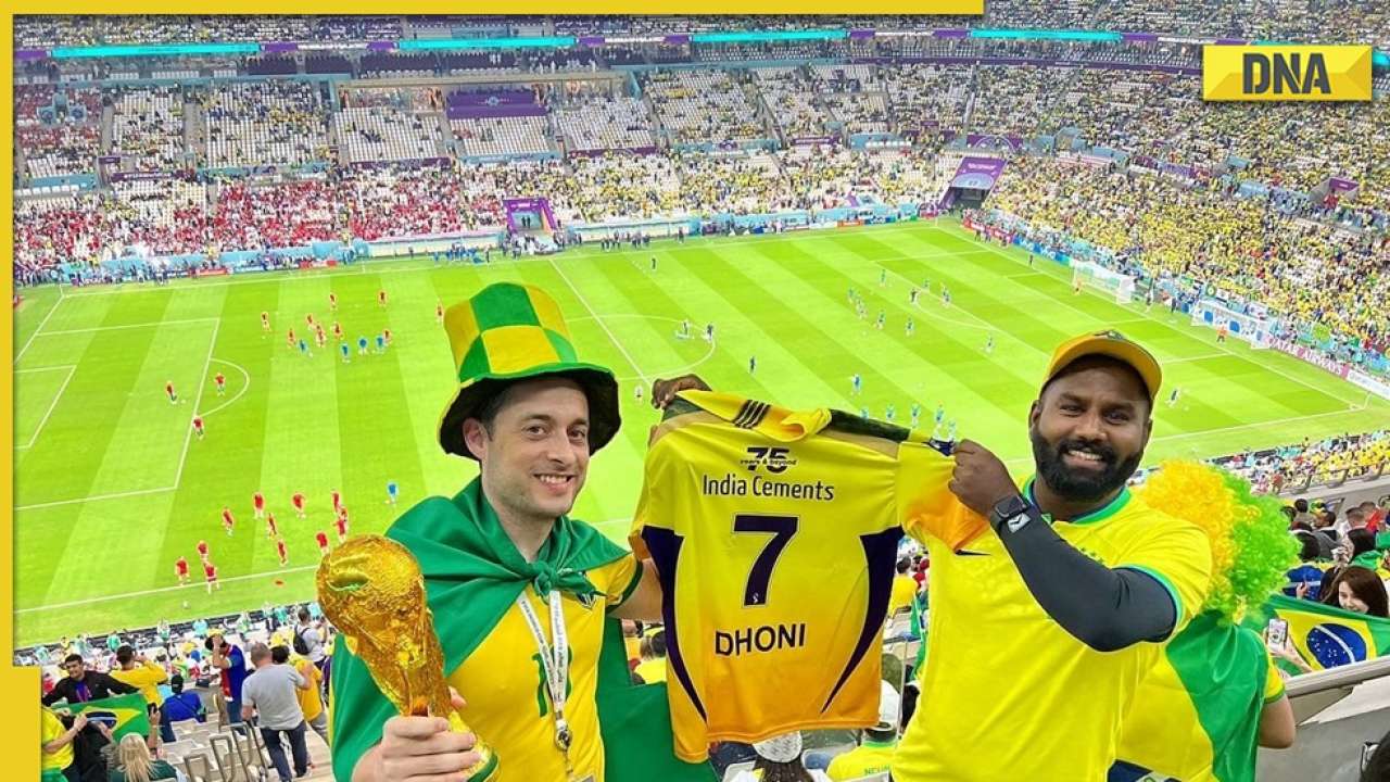 'Everywhere we go..': CSK's tweet wins the internet as they react to fan wearing MS Dhoni's jersey at FIFA World Cup