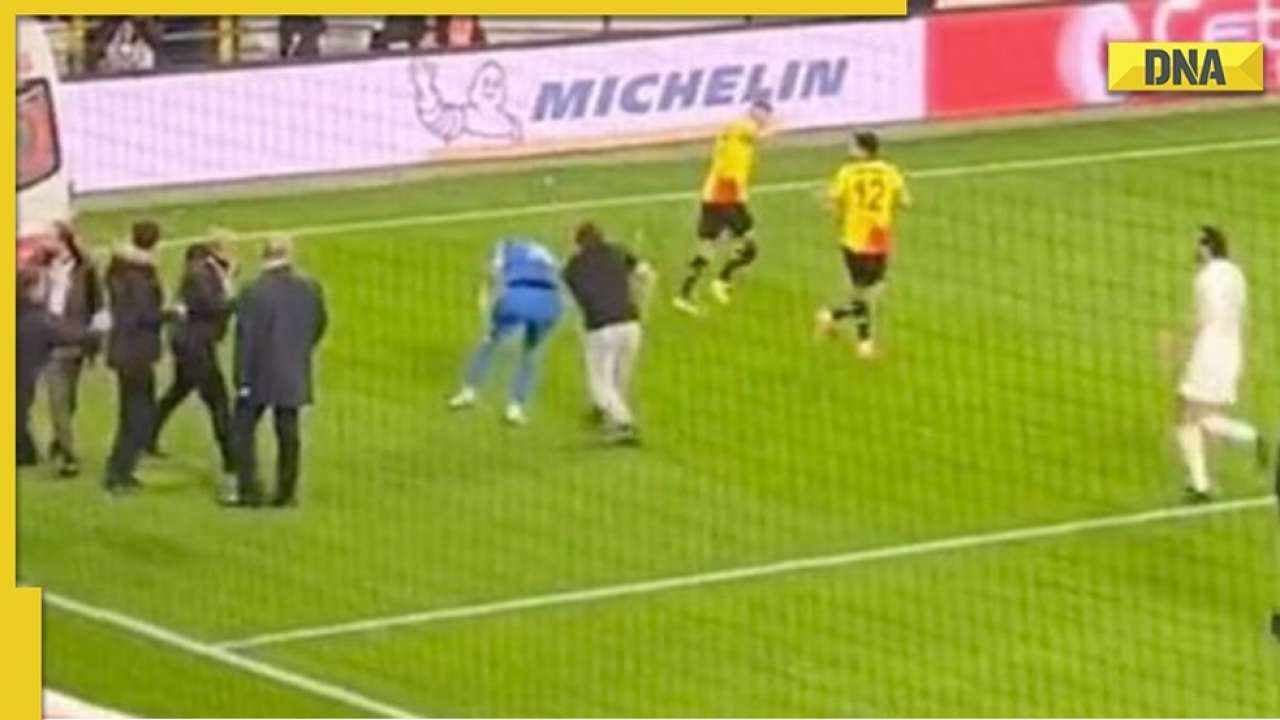 Watch: Goalie attacked by a fan with corner flag during a second tier match in Turkey