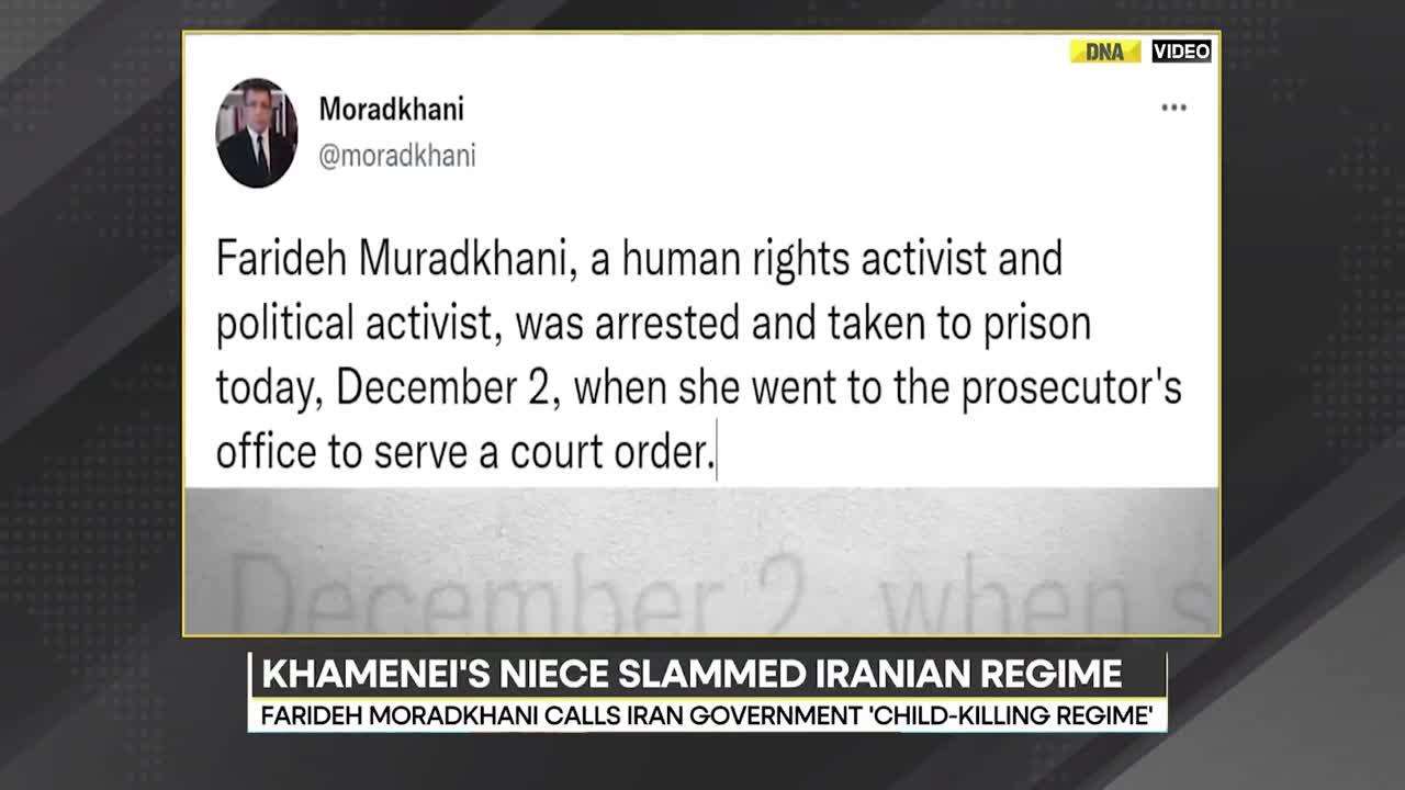 Iranian officials arrest supreme leader Khamenei's niece after she called for Iran's boycott