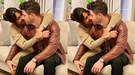 Priyanka Chopra cuddles Nick Jonas