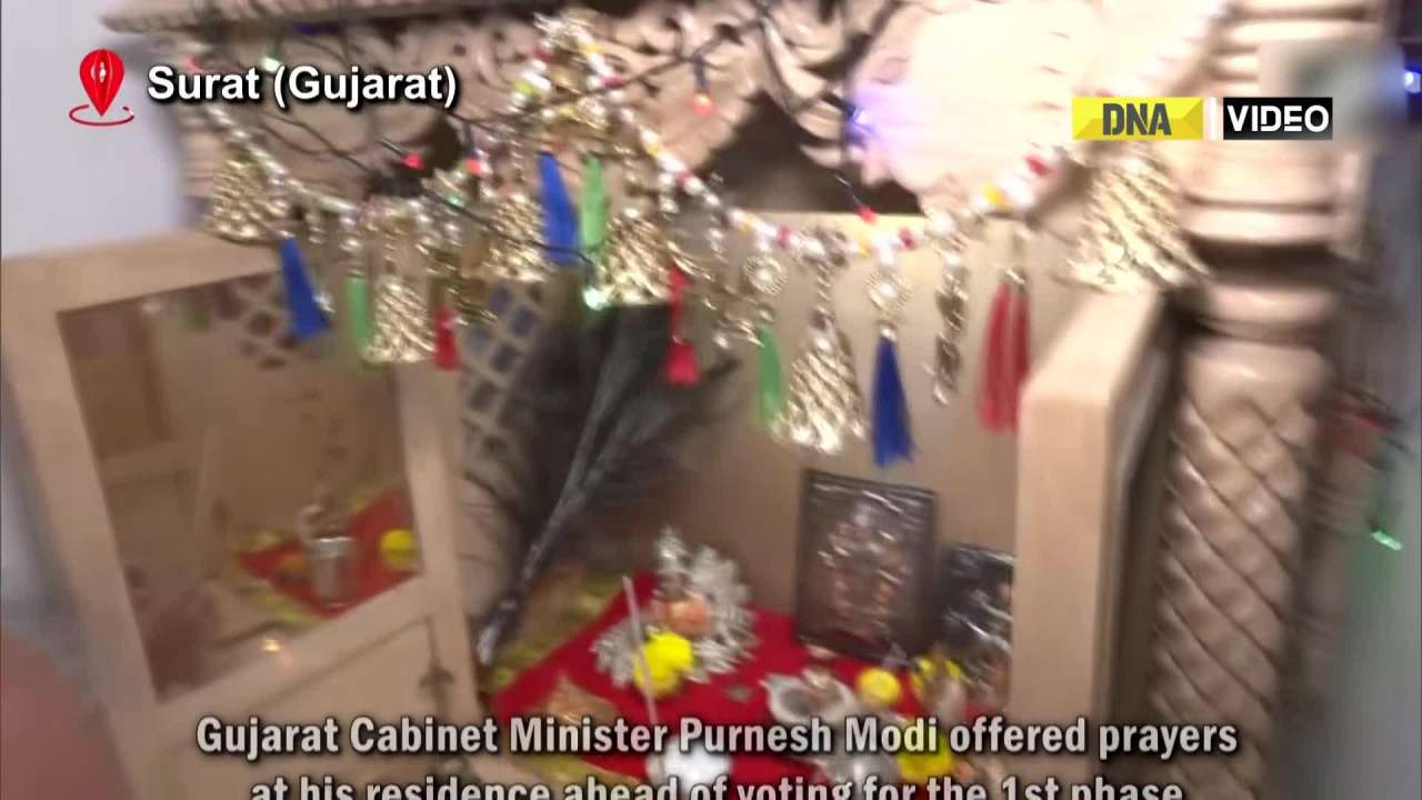 Gujarat Polls 2022: Purnesh Modi casts his vote in Surat 
