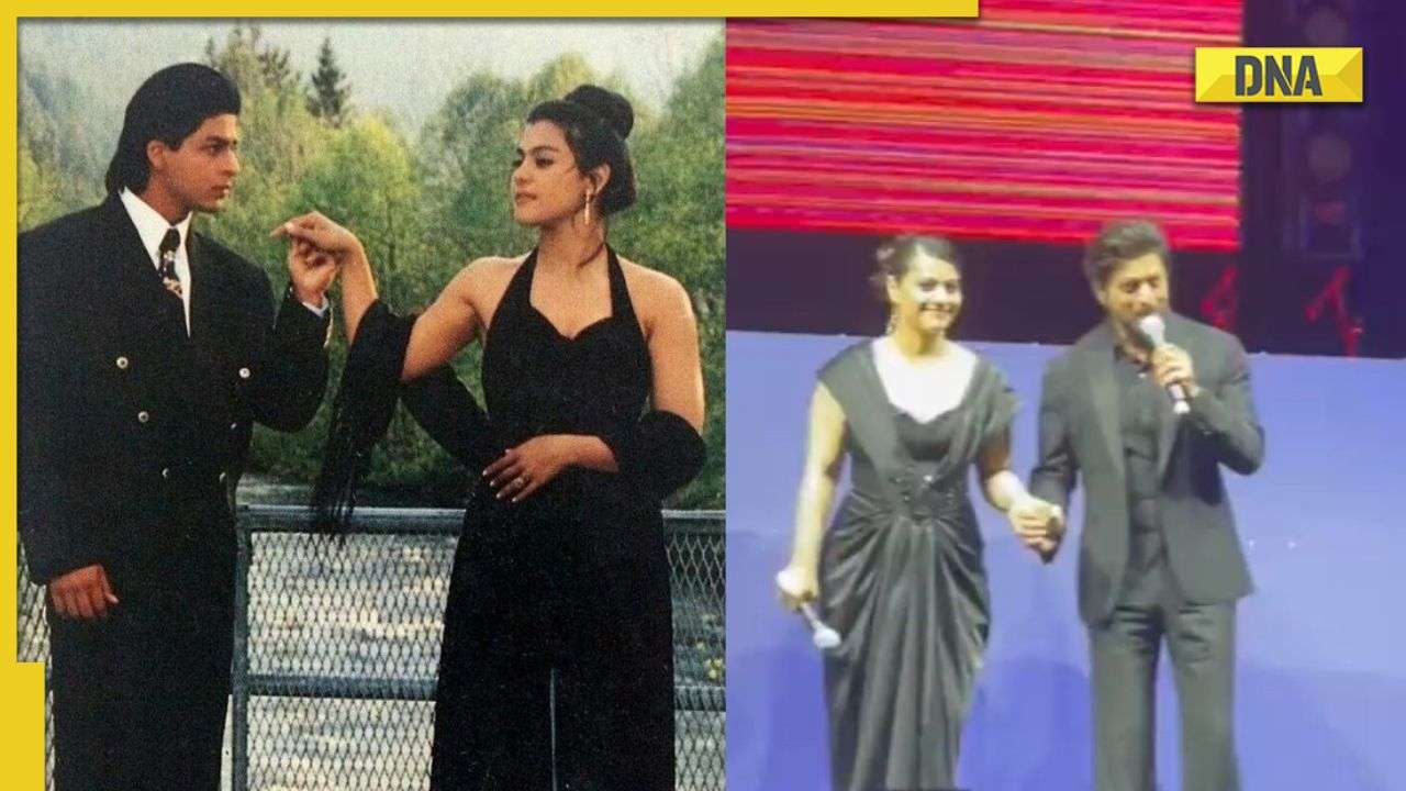 Shah Rukh Khan, Kajol recreate DDLJ, Baazigar magic at Saudi Arabia's Red  Sea Film festival, videos go viral