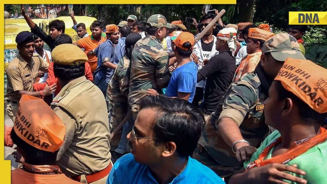 TMC and BJP workers clash in Bengal's South 24 Parganas, police force deployed