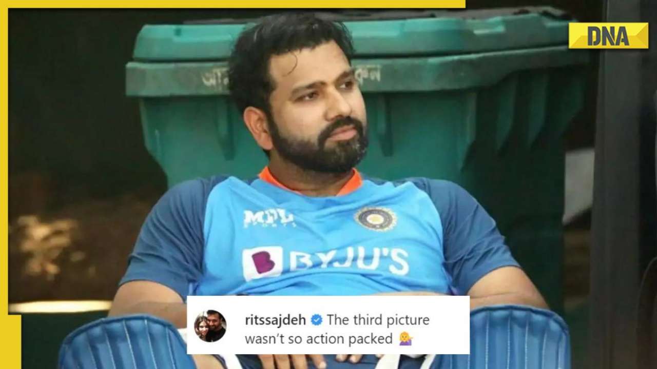 Ritika Sajdeh pokes fun at husband Rohit Sharma for 'back in action' post ahead of Bangladesh series