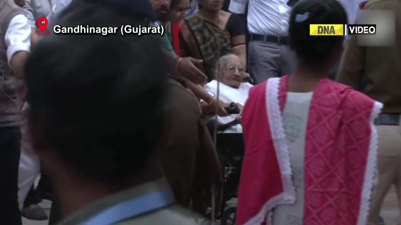 Gujarat Election 2022: PM Modi’s mother Heeraben Modi casts vote in Gandhinagar 