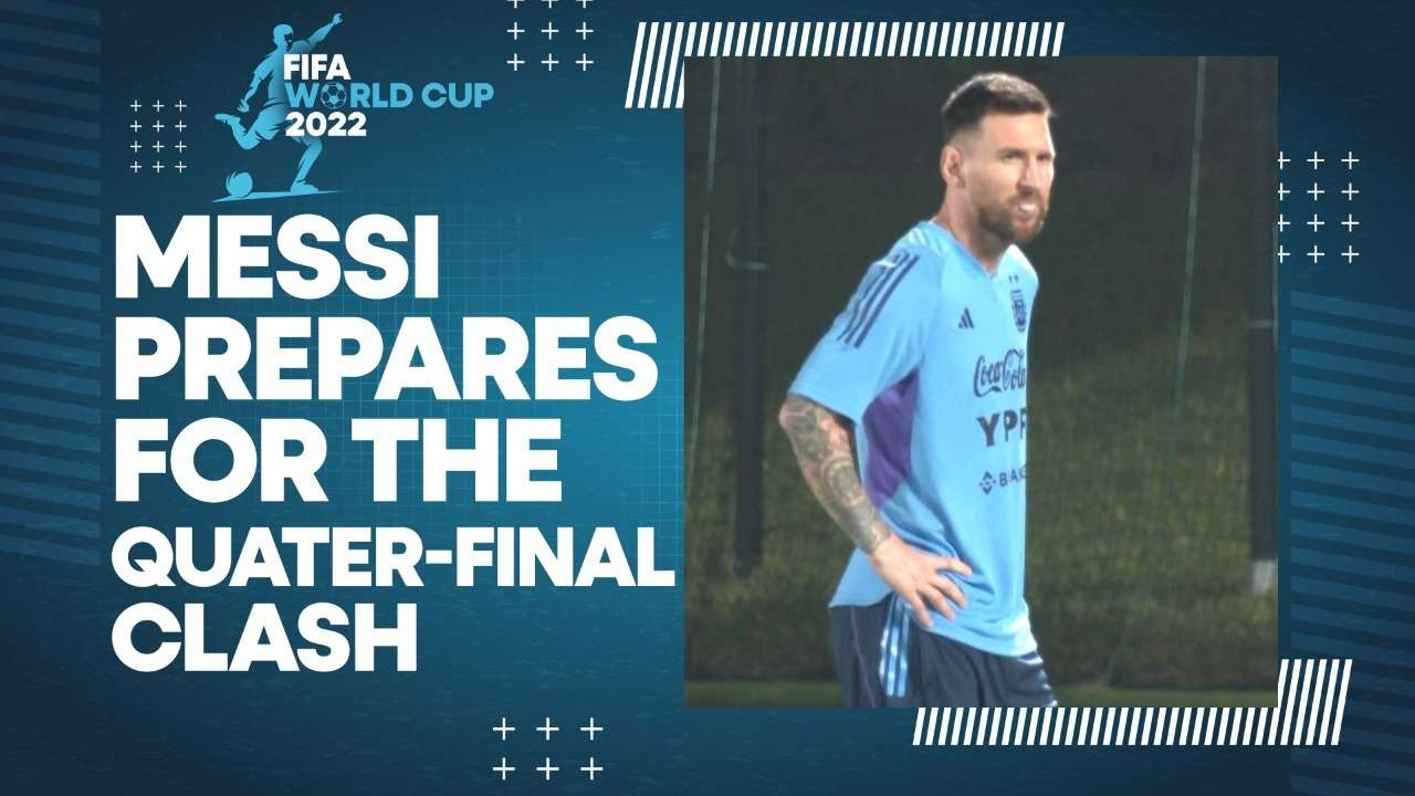FIFA World Cup 2022: Argentina trains ahead of quarter-final against the Netherlands | Messi | FIFA