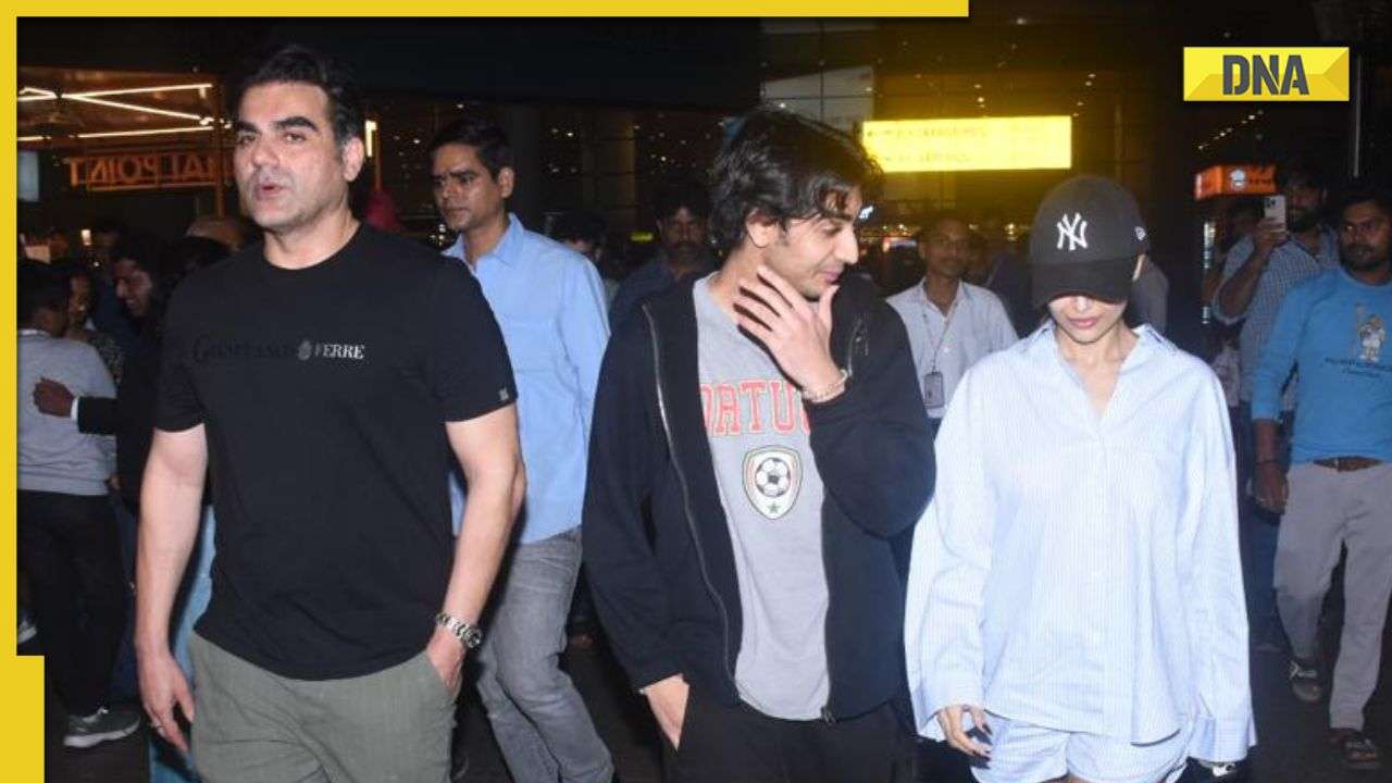 Malaika Arora-Arbaaz Khan receive Arhaan at the airport, netizens go gaga over former couple's co-parenting skills