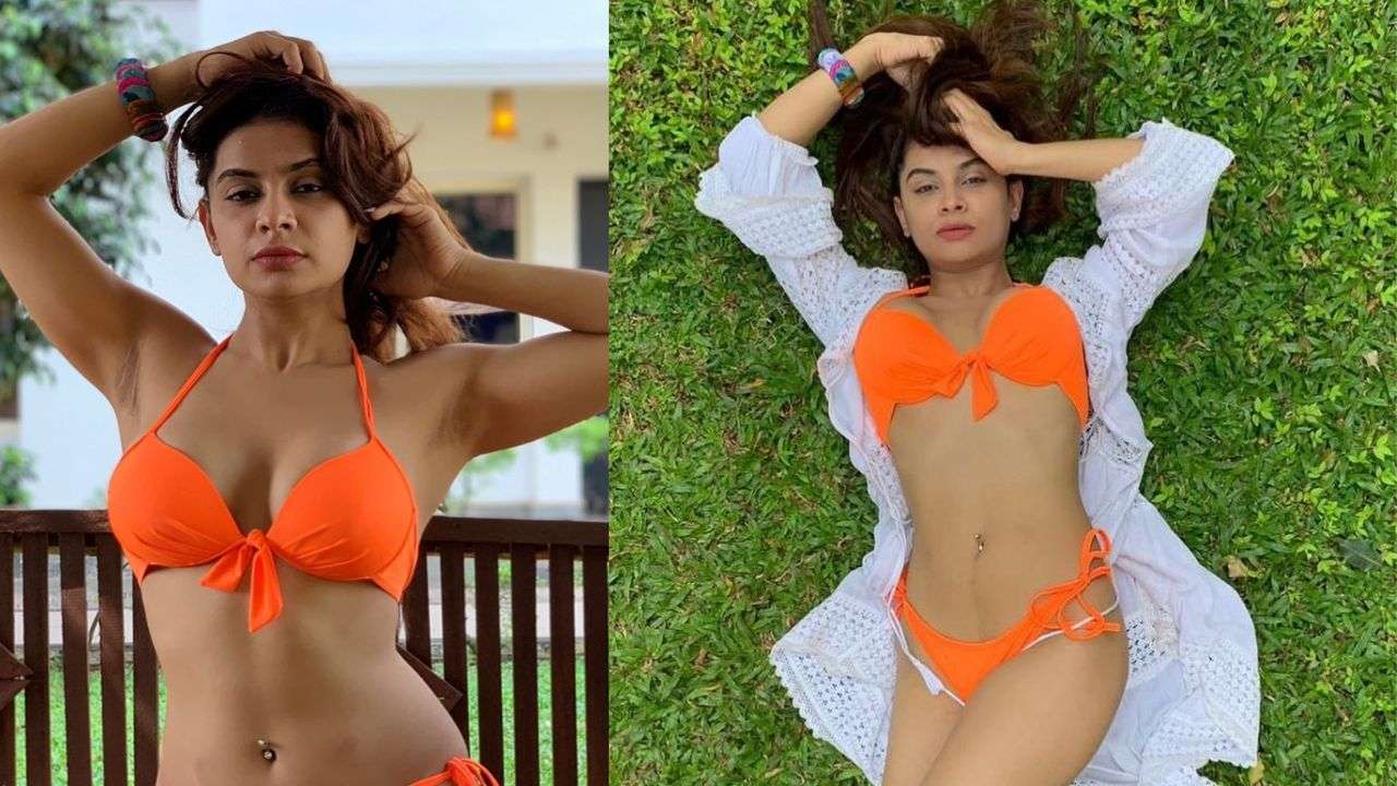 The orange bikini babe- Neelam Bhanushali