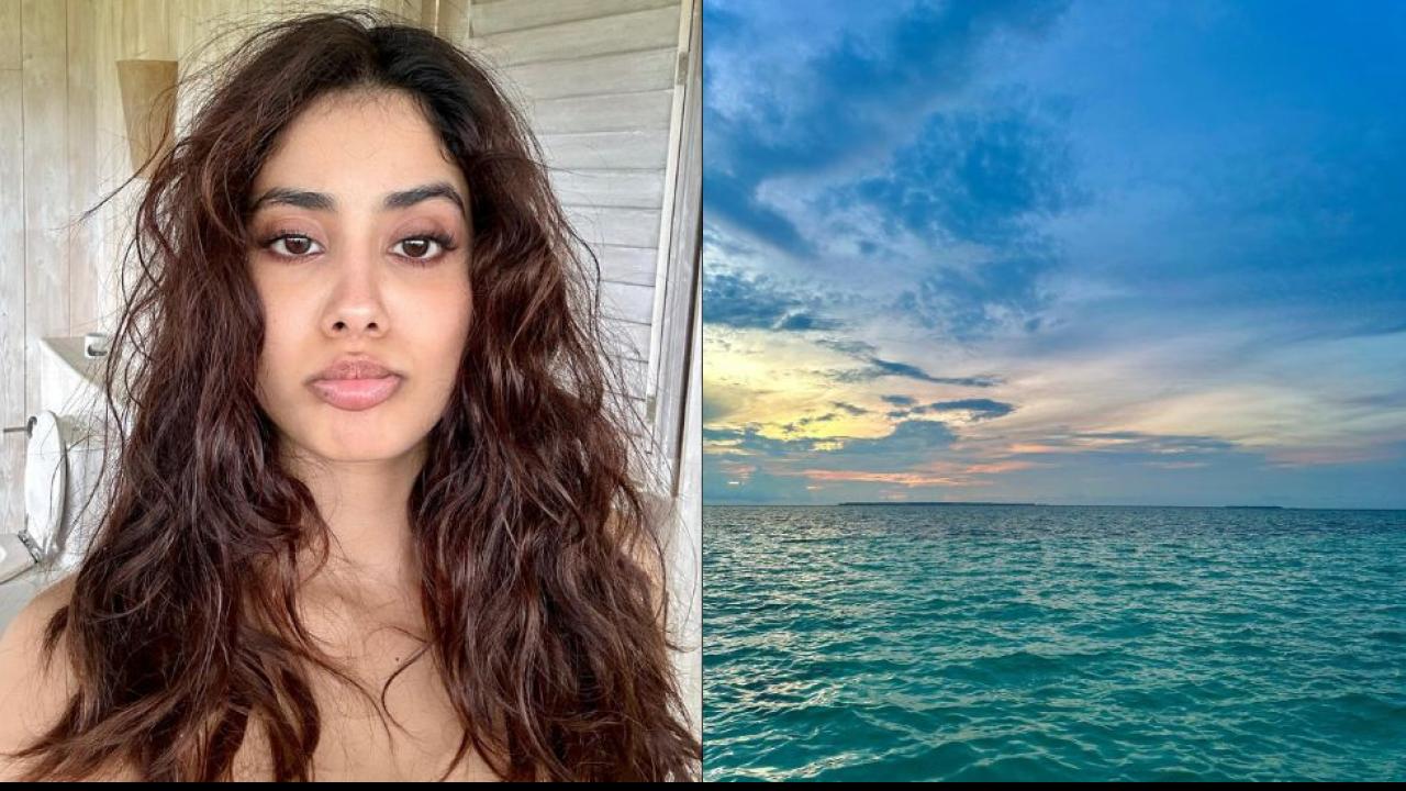 Janhvi Kapoor Showed Beautiful Maldives Scenery