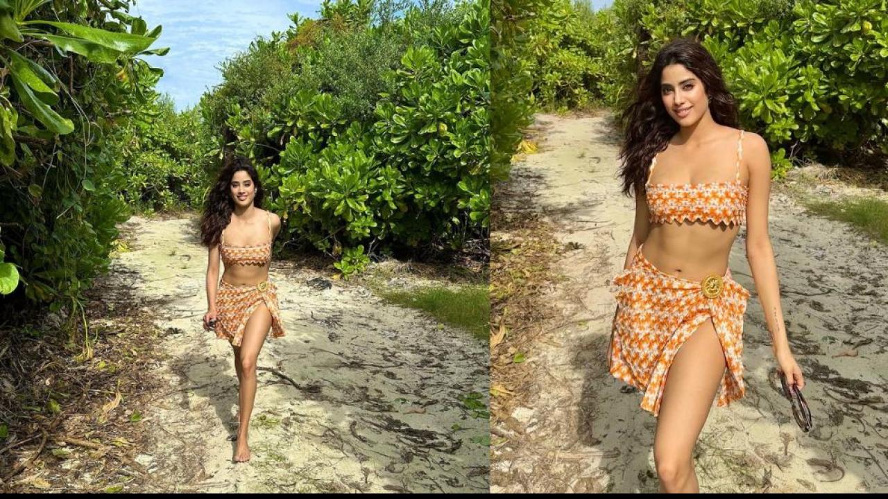 Janhvi Kapoor Enjoying Exotic Vacation