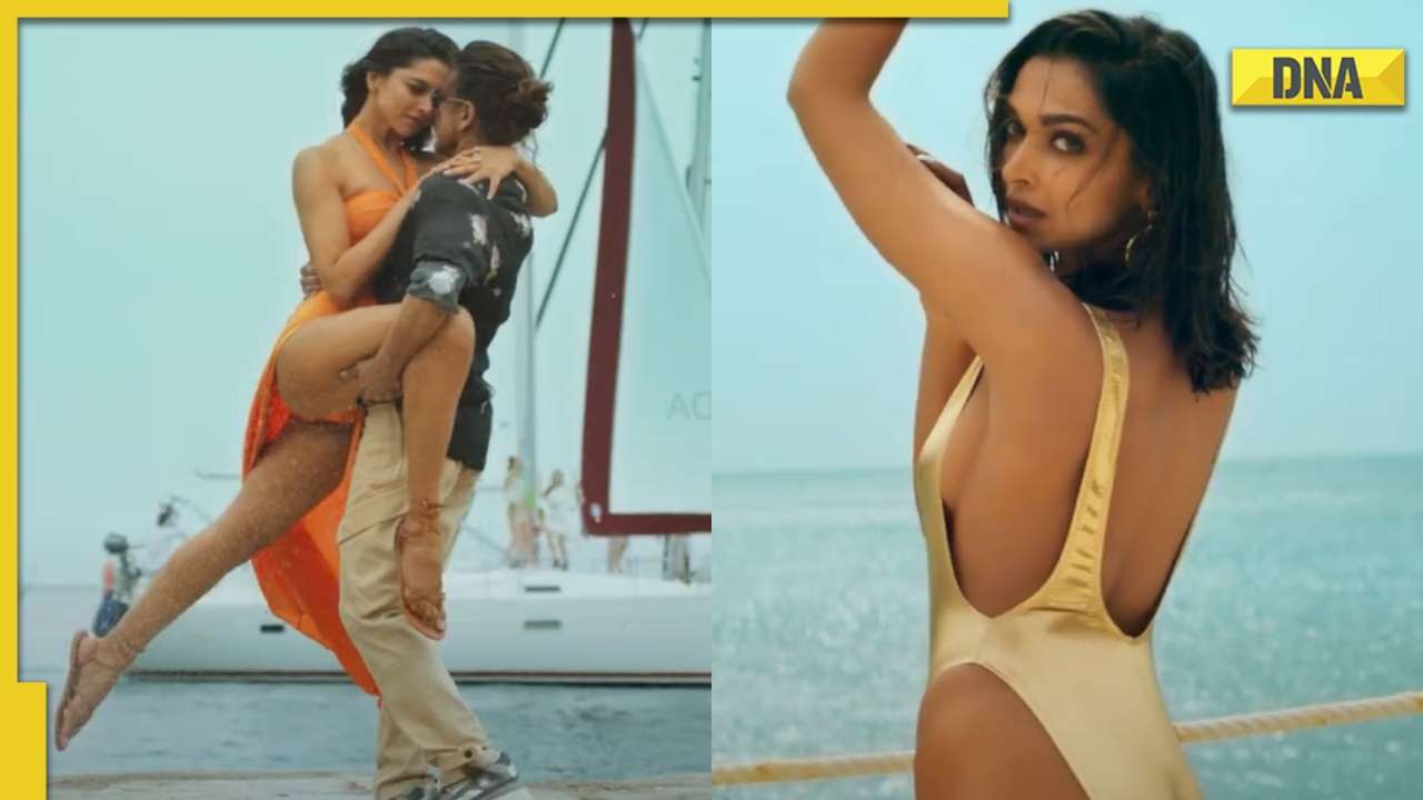 Deepika Padukone Xxx Sex - Pathaan song Besharam Rang out: Deepika Padukone-Shah Rukh Khan's sizzling  chemistry sets internet on fire