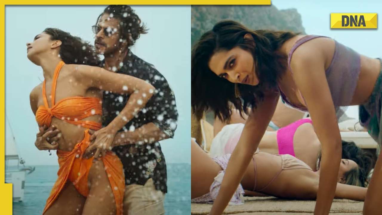 Pathaan song Besharam Rang Netizens react to Deepika Padukone-Shah Rukh Khans sexy moves photo pic