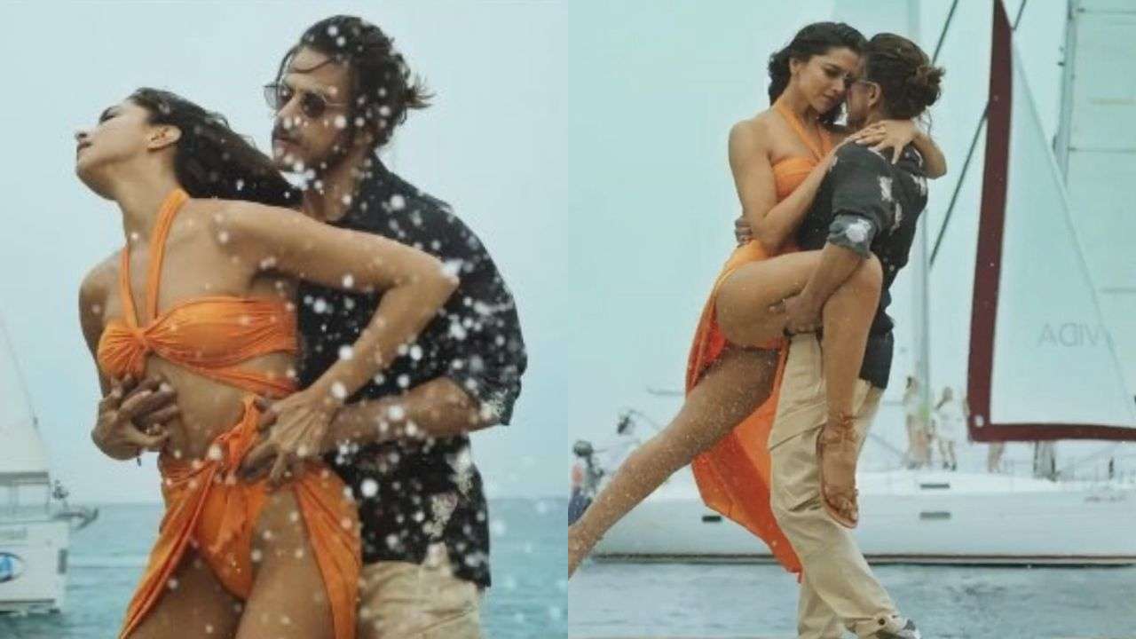 Deepika Padukone Saxy Video - Besharam Rang: Pathaan song showcases sizzling hot Deepika Padukone's  crackling chemistry with Shah Rukh Khan