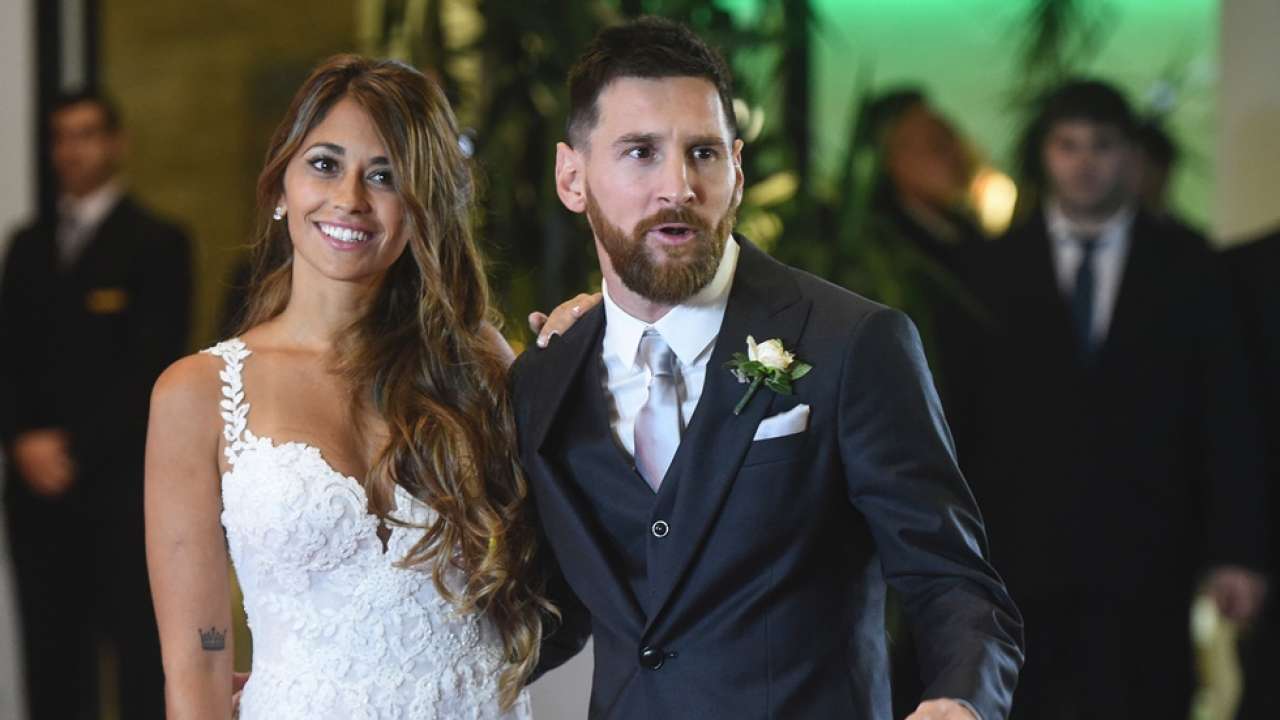 Lionel Messi and Antonella's marriage