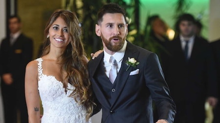 Lionel Messi and Antonela's marriage