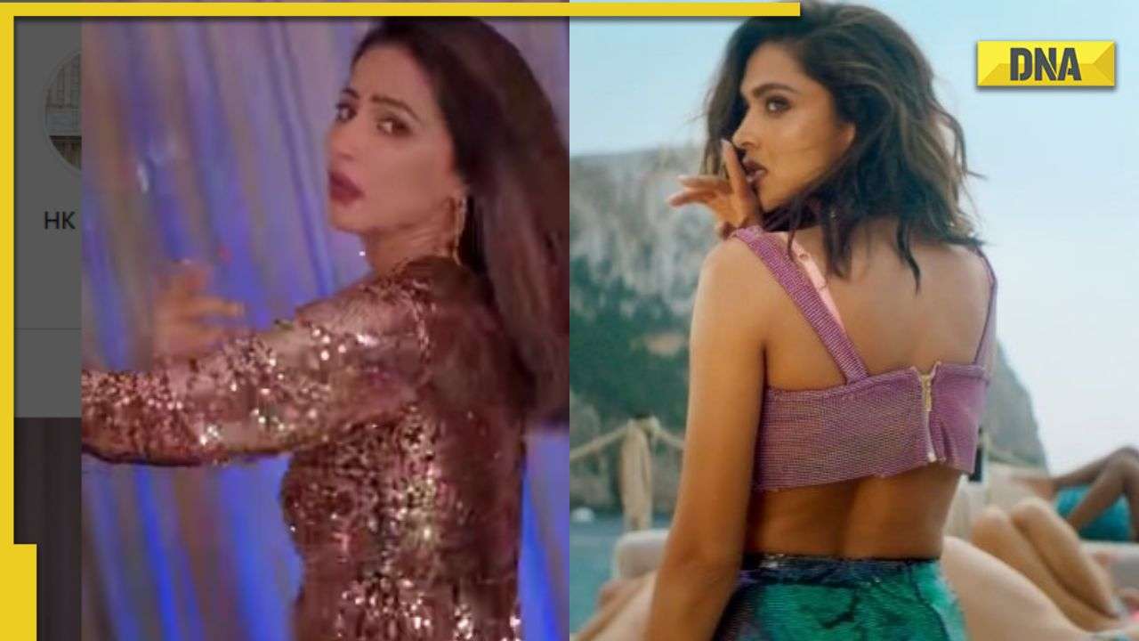 Deepika Ki Sexy Video - Hina Khan showcases sexy side by vibing on Deepika Padukone's Besharam  Rang, leaves netizens unimpressed