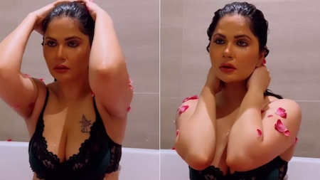XXX star Aabha Paul stuns in black bra