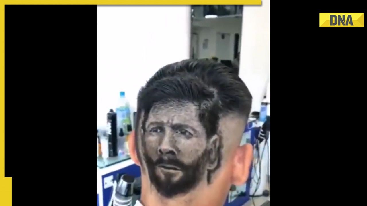 Anand Mahindra shares video of barber portraying Messi's face in haircut,  watch
