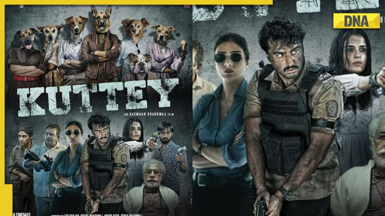 Xxx Rekha Bha Ttl Video - Kuttey: Makers of Arjun Kapoor-Tabu starrer 'letting the dogs out finally'  with new poster