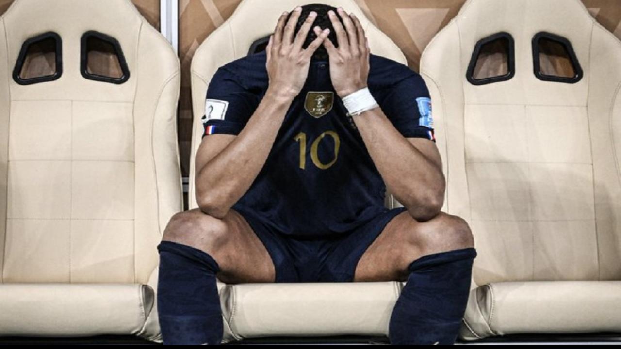 Kylian Mbappe Crying