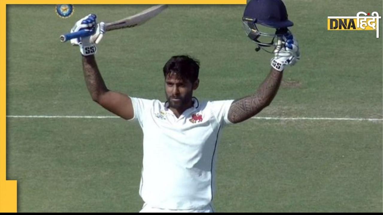 Ranji Trophy 2022-23: Suryakumar yadav ने फिर छुड़ाए गेंदबाजों के छक्के, टेस्ट में खेली T20 वाली पारी