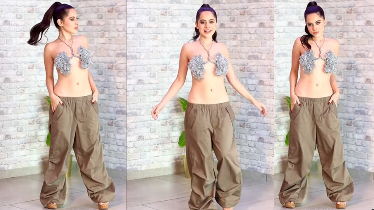 Urfi Javed copied Bella Hadid style