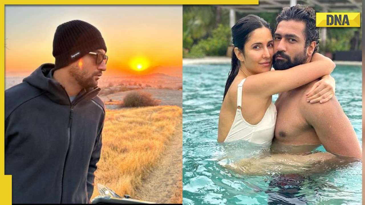 Katrina Xxx Bf Video - Katrina Kaif, Vicky Kaushal reach leopard sanctuary in Rajasthan to ring in  New Year; he shares pics of serene sunrise