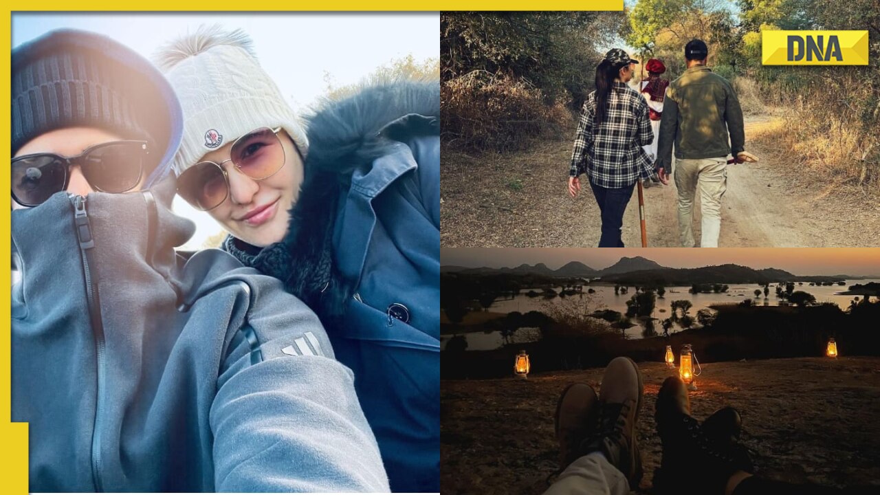 Inside Katrina Kaif-Vicky Kaushal's Rajasthan New Year vacation with lakeside dates, walks in leopard safari. See pics